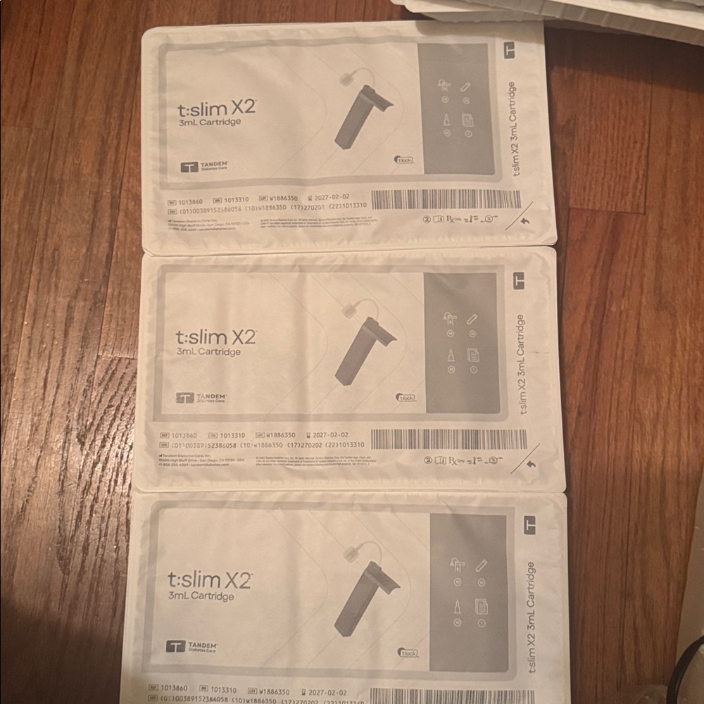 Tandem t:slim X2 3ml Cartridges, 3 Boxes